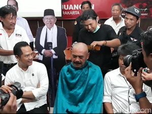 Sudah Yakin Jokowi Menang Telak, Wali Kota Solo Cukur Gundul