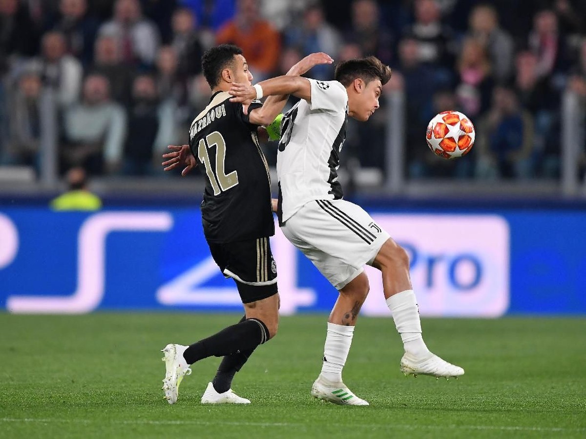 Sama-sama dibantu VAR, Juventus vs Ajax masih imbang 1-1 di babak pertama pertandingan leg kedua perempatfinal Liga Champions. (Foto: Stuart Franklin/Getty Images)