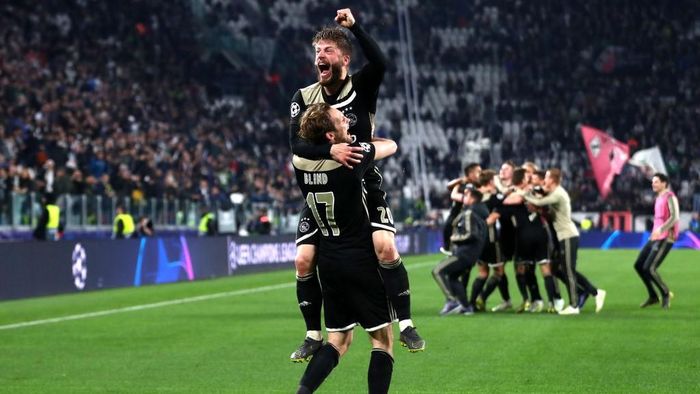 Ajax lolos ke semifinal Liga Champions usai menyingkirkan Juventus (Foto: Michael Steele/Getty Images) Ajax lolos ke semifinal Liga Champions usai menyingkirkan Juventus (Foto: Michael Steele/Getty Images)