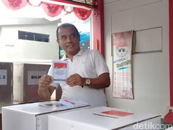 Bupati Purbalingga Antusias Nyoblos di Penjara: Tetap Pilih Jokowi!