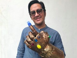 Andre Taulany Unjuk Jari Thanos Bertinta usai Nyoblos