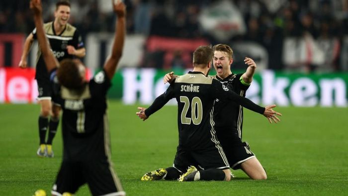 Ajax lolos ke semifinal Liga Champions usai menyingkirkan Juventus (Foto: Michael Steele/Getty Images) Ajax lolos ke semifinal Liga Champions usai menyingkirkan Juventus (Foto: Michael Steele/Getty Images)