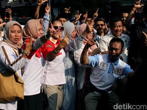 Begini Euforia Pendukung 02 di Kertanegara