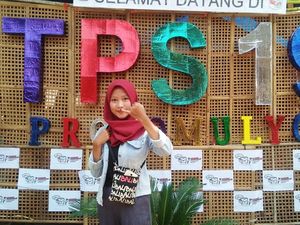 Anyaman Bambu di TPS Ini Jadi Langganan Spot Selfie Anyaman Bambu di TPS Ini Jadi Langganan Spot Selfie