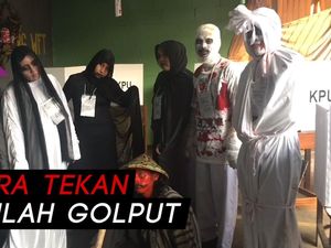 Hiii...! Ada Pocong Hingga Valak di TPS Lebak Bulus