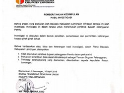 Ini Hasil Investigasi Uang Rp 1 Miliar yang Diamankan di Lamongan