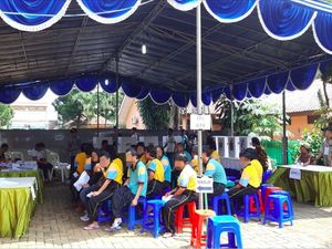 Suasana Coblosan Warga Binaan Panti Sosial Disabilitas Mental Cipayung