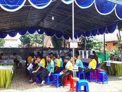 Suasana Coblosan Warga Binaan Panti Sosial Disabilitas Mental Cipayung