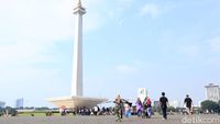 Foto: Monas Usai Pesta Demokrasi