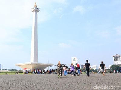 Foto: Monas Usai Pesta Demokrasi