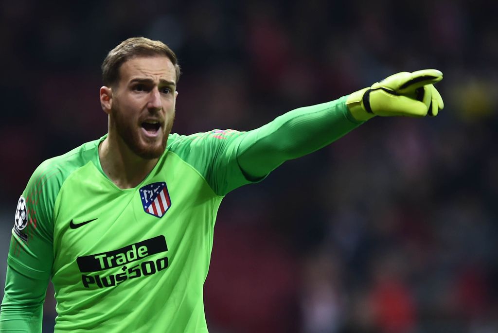 MADRID, SPAIN - NOVEMBER 28:  Jan Oblak of Club Atletico de Madrid reacts during the UEFA Champions League Group A match between Club Atletico de Madrid and AS Monaco at Estadio Wanda Metropolitano on November 28, 2018 in Madrid, Spain. (Photo by Denis Doyle/Getty Images)