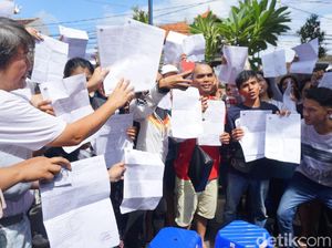 Puluhan Pemilik Form A5 di TPS Kuta Protes karena Belum Bisa Nyoblos