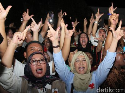 Pendukung Prabowo-Sandi Juga Rayakan Kemenangan