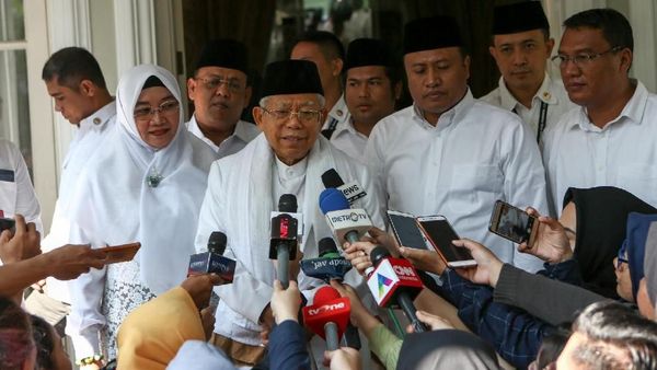 Intip Persiapan Maruf Amin Sebelum Nyoblos