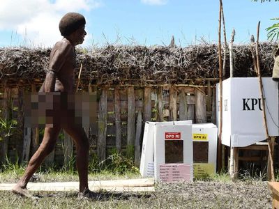 Intip Pemungutan Suara di Wamena Papua