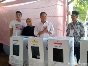 Nyoblos di Dapil Pencalegannya, Bamsoet Tak Bisa Pilih Diri Sendiri