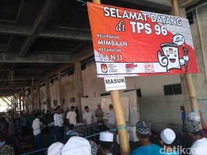 Suara Pasangan Prabowo-Sandiaga Unggul di TPS Ponpes Walisongo Situbondo