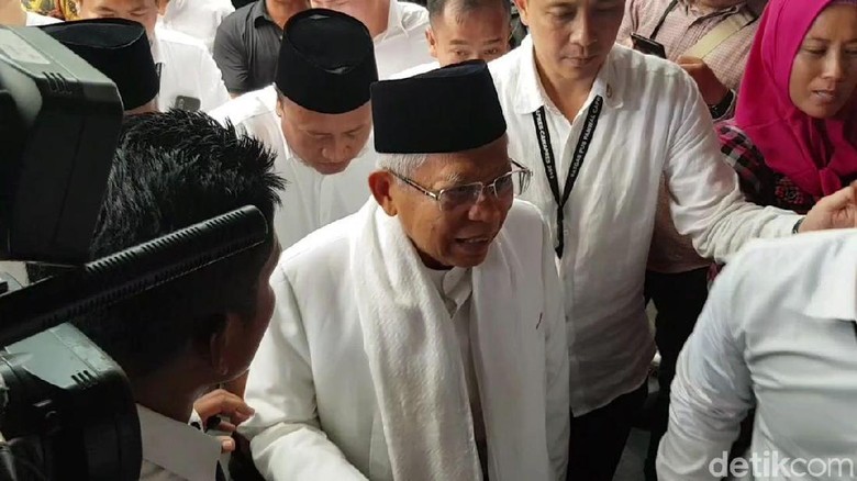 Maruf Amin: Kita Sudah Menduga Menang Maruf Amin: Kita Sudah Menduga Menang