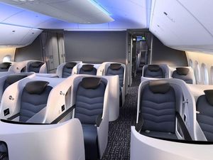 Futuristik! Begini Jeroan Pesawat Baru Boeing