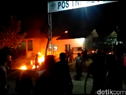 Ekses Geruduk Pos TNI AL Pusong, Penghitungan Suara di TPS Disetop