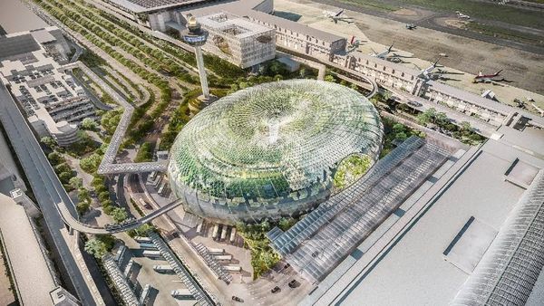 Foto: Mewahnya Jewel Changi Airport Singapura