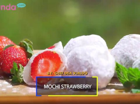 Resep Mochi Strawberry, Lembutnya Meleleh di Mulut