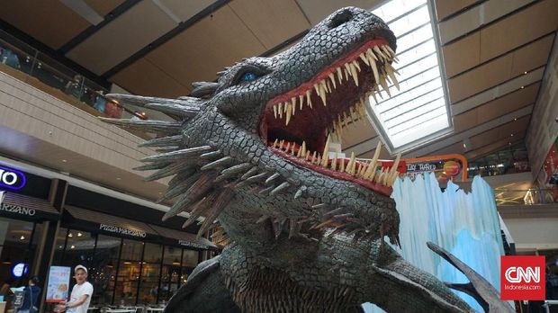 Ice Dragon 'Game of Thrones' Mejeng di Mal Jakarta
