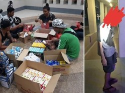 Mulia! Ojol Ini Belikan Makanan untuk Tunawisma Pakai Uang Sendiri