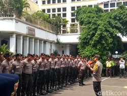 Pengamanan di Gedung KPU Ditingkatkan