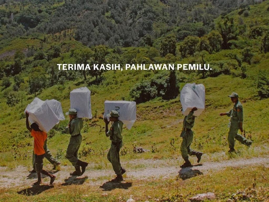 Ucapan Terima Kasih Gading Marten dan Para Artis untuk Pahlawan Pemilu Ucapan Terima Kasih Gading Marten dan Para Artis untuk Pahlawan Pemilu
