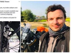 Duh! Bikers Touring ke Malaysia, Kaliper Remnya Dicuri