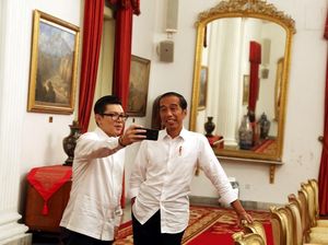 Pesan Jokowi saat Ngevlog Bareng Pemred Detikcom