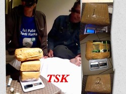 3 Kg Sabu Asal Pontianak Gagal Masuk Surabaya, 2 Kurir Diamankan