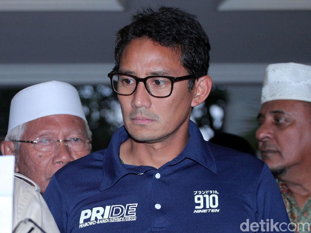 Sandiaga Cegukan, Tepis Isu Pengusiran Sandiaga Cegukan, Tepis Isu Pengusiran