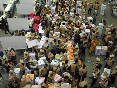 Begini Suasana Penghitungan Suara Pemilu 2019 di Luar Negeri