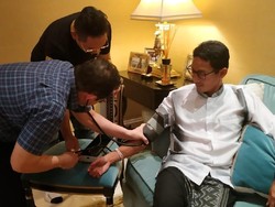 Sandiaga Diperiksa Dokter, Alami Gangguan Lambung-Radang Tenggorokan