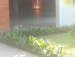Video ATM Center Bandara Ngurah Rai Terbakar