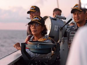 Susi Gandeng TNI AL Berantas Pembuang Limbah di Laut RI