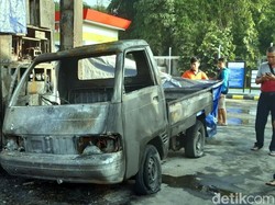 SPBU di Sukabumi Terbakar, 1 Mobil Hangus