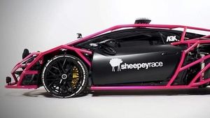 Gila! Lamborghini Huracan Ini Dibalut Besi Terali Warna Pink