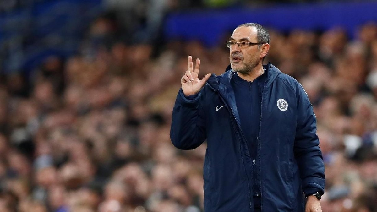 Manajer Chelsea, Maurizio Sarri. (Foto: Jason Cairnduff/Action Images via Reuters)