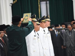 Akhirnya Ridwan Kamil Melantik Walkot Bogor dan Bupati Ciamis