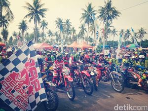 Ribuan Penghobi Trail Jelajahi Alam Pangandaran