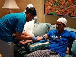 Sandiaga Kembali Periksa Kesehatan, Sampel Darah dan Urine Diambil