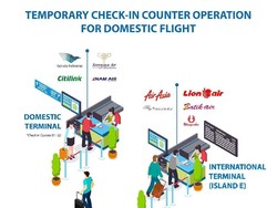 Ini Pengaturan Check In Sementara di Terminal Domestik Bandara Ngurah Rai