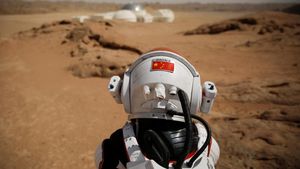 Penampakan Koloni Mars Buatan China
