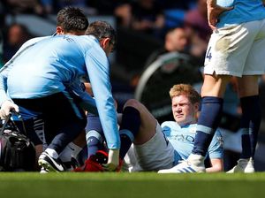 De Bruyne Cedera Lagi, Absen di Derby Manchester?