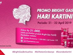Hari Kartini, Pertamina Persembahkan Diskon Bright Gas Rp 21 Ribu
