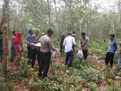 Potongan Kerangka Manusia Ditemukan di Kebun Karet Riau