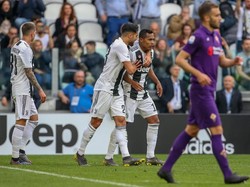 Juve berhasil menyamakan skor menjadi 1-1 di menit ke-36. Bola umpan sepak pojok Miralem Pjanic berhasil disundul Alex Sandor sambil menjatuhkan badan. (Foto: Giampiero Sposito/Getty Images)